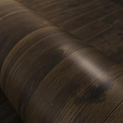 Imagem de Piso Vinílico Em Manta PVC 0,7mm Antiderrapante 22m² Imita Madeira Brilhoso