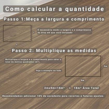 Imagem de Piso Vinílico Em Manta PVC 0,7mm Antiderrapante 30m² Imita Madeira Fosco