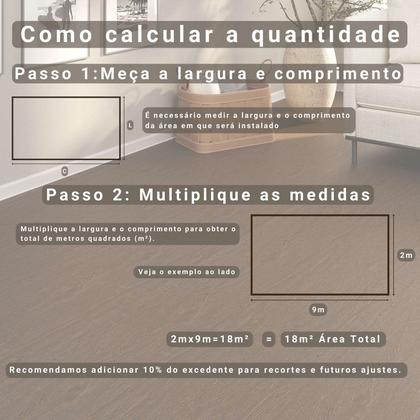 Imagem de Piso Vinílico Em Manta PVC 0,7mm Antiderrapante 40m² Imita Madeira Semi-Brilhoso