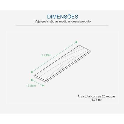 Imagem de Piso Vinílico LVT Colado Durafloor Urban Taos 4,33m²