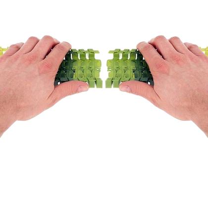 Imagem de Pista Ataque Dos Dinossauros 109 Peças De Montar - Dm Toys