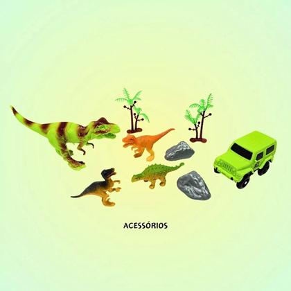 Imagem de Pista Carrinho Parque Dinossauros Track Car 116 Peças