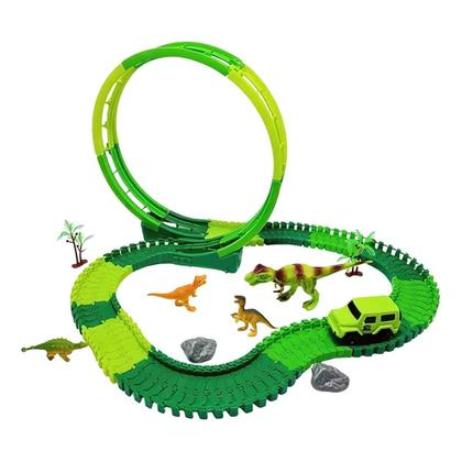 Imagem de Pista Carrinho Parque Dinossauros Track Car 116 Peças
