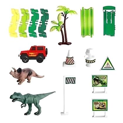Imagem de Pista Carrinho Parque Dinossauros Track Car 116 Peças