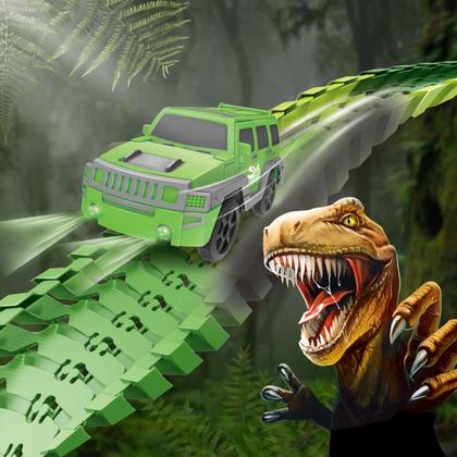 Imagem de Pista Carrinhos Dinossauro Looping Radical Luz e Acessórios 217 Peças