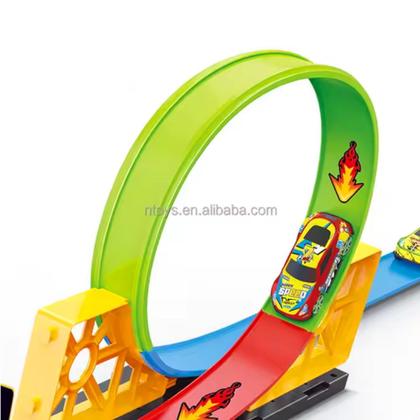 Imagem de Pista Carrinhos Hot Wheels looping Race Completo Carrinho