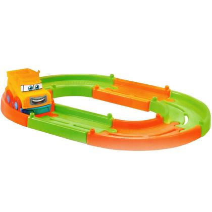 Imagem de Pista Com Carrinho Happy Cars Colorida Infantil - Jp Brink