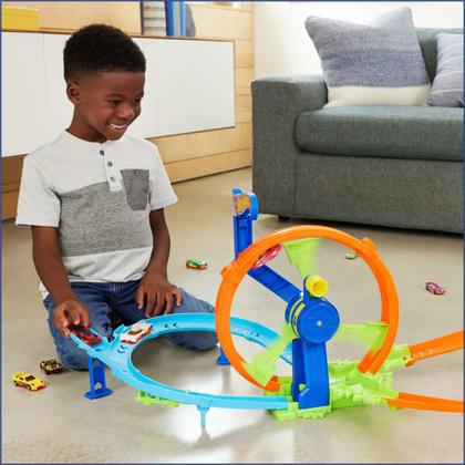 Imagem de Pista com Carrinho Hot Wheels - Lançamento Veloz e Looping - Mattel