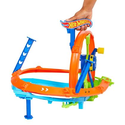 Imagem de Pista com Carrinho Hot Wheels - Lançamento Veloz e Looping - Mattel