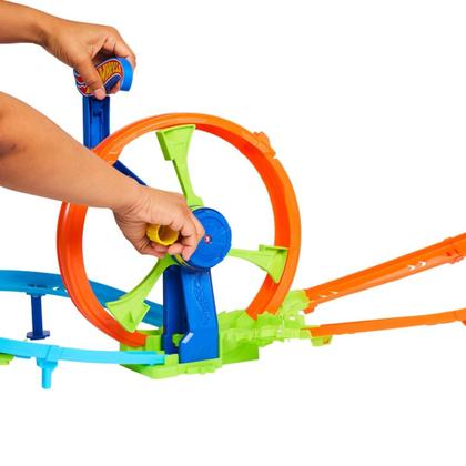 Imagem de Pista com Carrinho Hot Wheels - Lançamento Veloz e Looping - Mattel