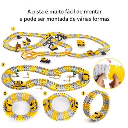 Imagem de Pista com Carrinho Super Looping Monte como Quiser 182 Peças