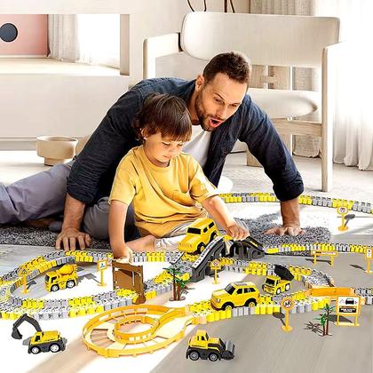 Imagem de Pista com Carrinho Super Looping Monte como Quiser 182 Peças