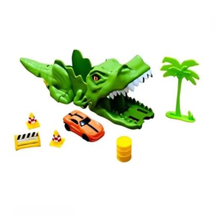 Imagem de Pista Corrida Hot Well Lançador Jacaré Loop 360 Com Carrinho