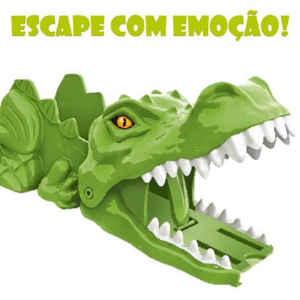 Imagem de Pista De Carrinho Dinossauro Brinquedo Lançador Garagem Dino