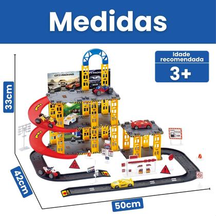 Imagem de Pista de Carrinhos Brinquedo Infantil Corrida Lava Rápido