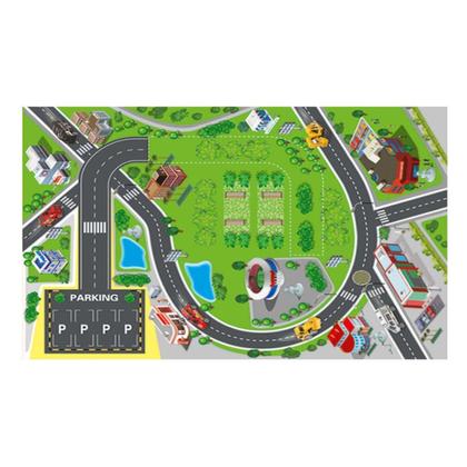 Imagem de Pista De Carrinhos Estação De Construção Infantil 26 Peças