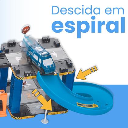 Imagem de Pista De Carrinhos Policial Brinquedo Infantil Corrida