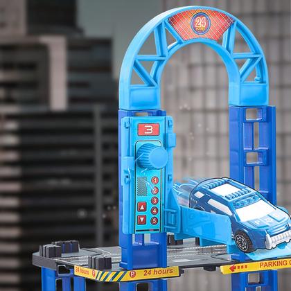 Imagem de Pista De Carrinhos Policial Brinquedo Infantil Corrida