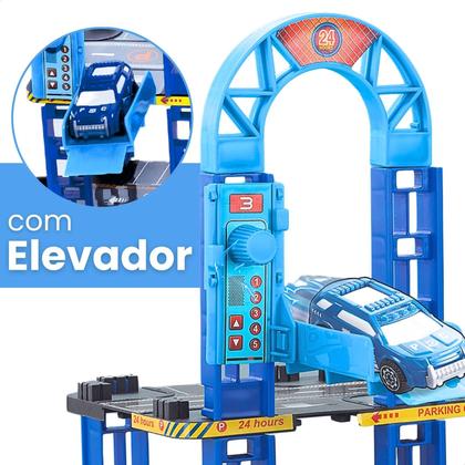 Imagem de Pista De Carrinhos Policial Brinquedo Infantil Corrida