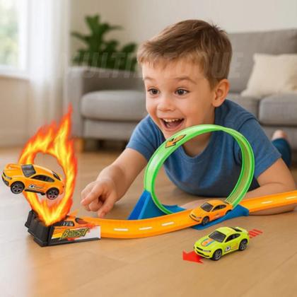 Imagem de Pista de Corrida com Lançador Loop 360º