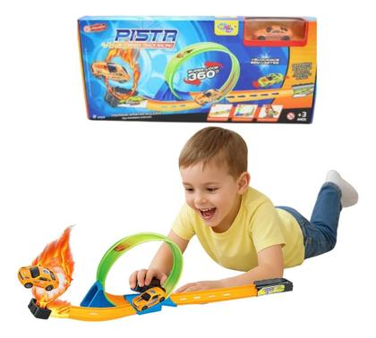 Imagem de Pista de Corrida Track Racing com Loop 360 com 13 peças