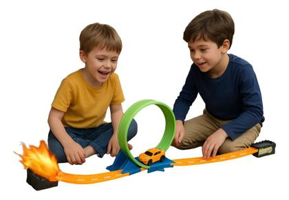 Imagem de Pista de Corrida Track Racing com Loop 360 com 13 peças