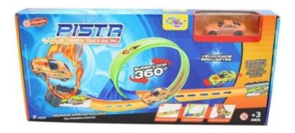 Imagem de Pista de Corrida Track Racing com Loop 360 com 13 peças