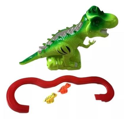 Imagem de Pista De Dinossauros Com Som E Luz Túnel Escorregador Dino
