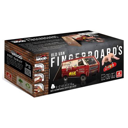 Imagem de Pista De Skate De Dedo Com Rampa Corrimão Old Van Fingerboard