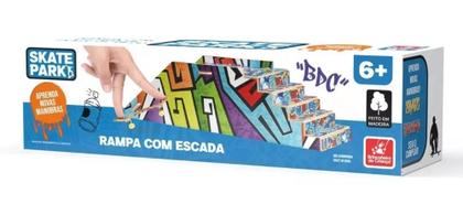 Imagem de Pista de Skate de Dedo Manobras Radicais Escada, Rampa para Mini Skate