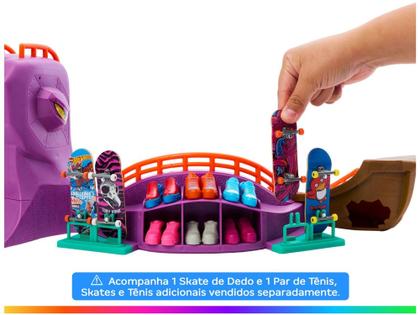 Imagem de Pista de Skate de Dedo Mattel Hot Wheels  - Skatepark de Polvo