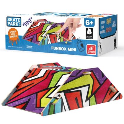 Imagem de Pista de Skate de Dedo Rampa Radical Mini Skate brinquedo Obstaculos