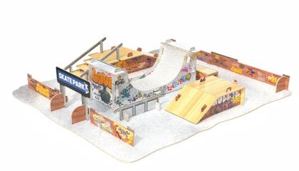 Imagem de Pista de Skate de Dedo Rampa Radical Skate Manual Brinquedo Obstáculos