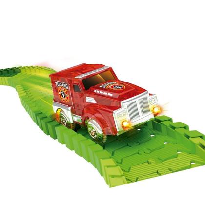 Imagem de Pista Dinossauro Com Looping Luz E Acessórios Castela Brasil