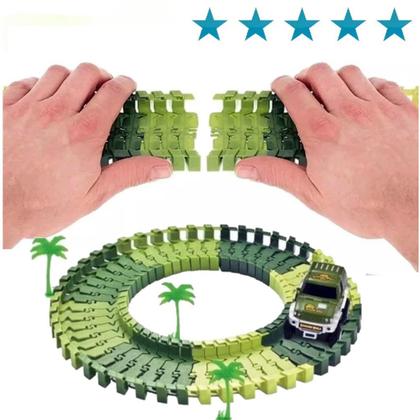 Imagem de Pista Dinossauro Track Carrinho Ponte E Acessórios 109 Peças