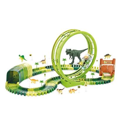 Imagem de Pista Dinossauro Track Looping Carrinho Acessórios 119 Peças DMT6132