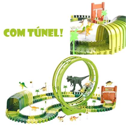 Imagem de Pista Dinossauro Track Looping Carrinho Acessórios 119 Peças DMT6132