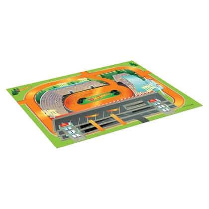 Imagem de Pista e Veículo - Megamat - 80cm x 70cm - Hot Wheels - Vermelho - Toyng