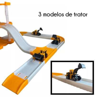 Imagem de Pista Estacionamento de Construção 3 Andares Com 3 Carrinhos - Brinquedo Infantil