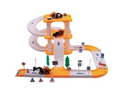 Imagem de Pista Estacionamento de Construção 3 Andares Com 3 Carrinhos - Brinquedo Infantil
