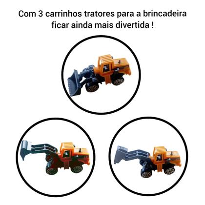 Imagem de Pista Estacionamento de Construção 3 Andares Com 3 Carrinhos - Brinquedo Infantil