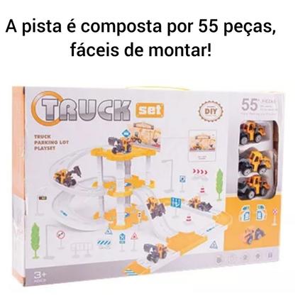 Imagem de Pista Estacionamento de Construção 3 Andares Com 3 Carrinhos - Brinquedo Infantil