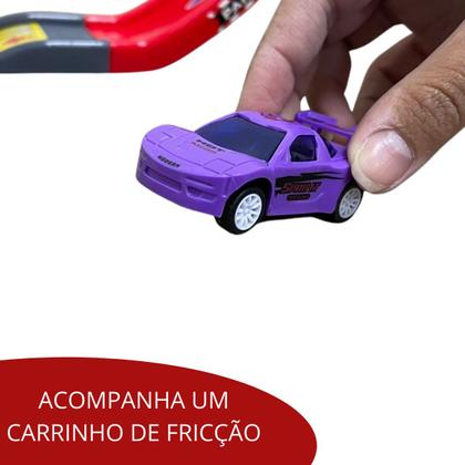 Imagem de Pista Estacionamento Infantil Montável Importway C/ Carrinho e Acessórios