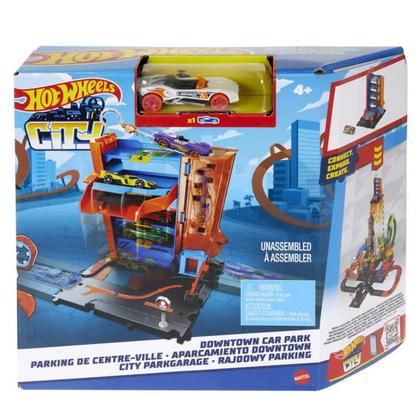 Imagem de Pista Hot Wheels City Downtown Estacionamento No Centro da Cidade - Mattel HDR28