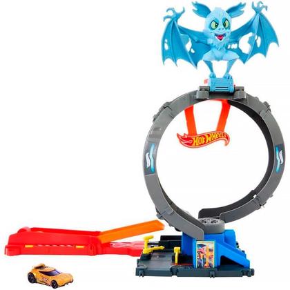 Imagem de Pista Hot Wheels City Lets Race Ataque de Loop de Morcego HDR29 HTN78 - Mattel