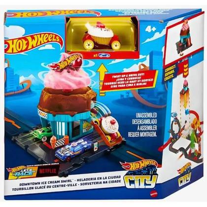 Imagem de Pista Hot Wheels City Sorveteria na Cidade - Mattel