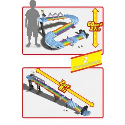 Pista Hot Wheels Mario Kart Rainbow Road Mattel GXX41 - Pistas de