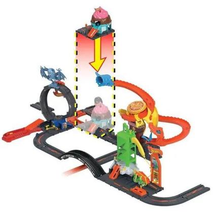 Imagem de Pista Hot Wheels Pista CITY Conjunto Sorveteria