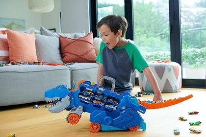 Imagem de Pista Hot Wheels Super Reboque de T-Rex City Mattel