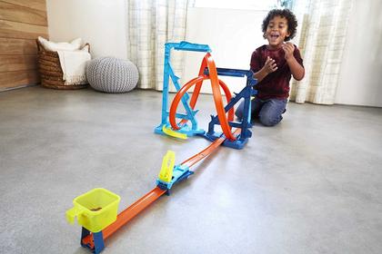 Imagem de Pista Hot Wheels Track Builder Kit Infinity Loop - Mattel